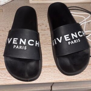 Givenchy Black Slides